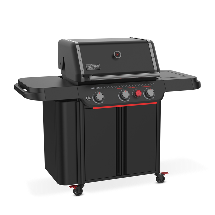 Barbacoa de gas Weber Genesis E-330WR Stealth + asador