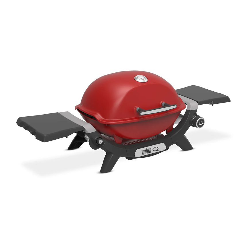 Barbacoa de gas Weber Q 1200N Flame Red