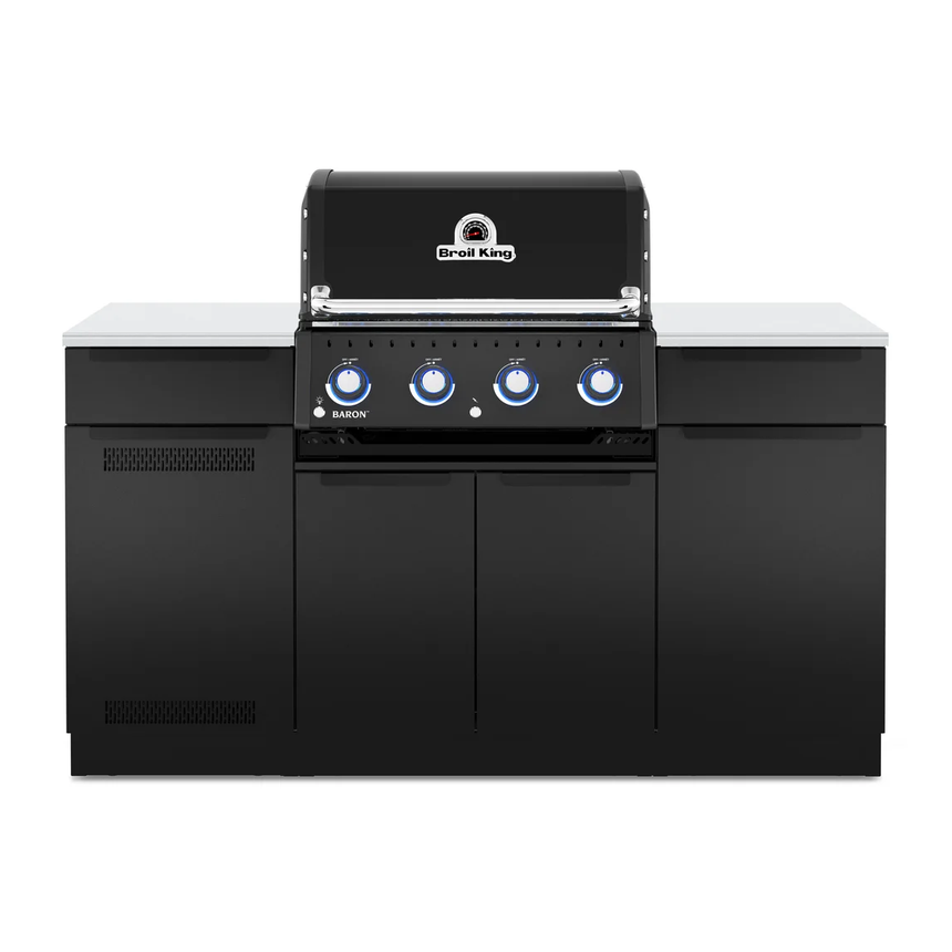 Barbacoa de gas encastrable Broil King Baron 420 Shadow
