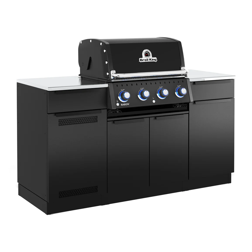 Barbacoa de gas encastrable Broil King Baron 420 Shadow
