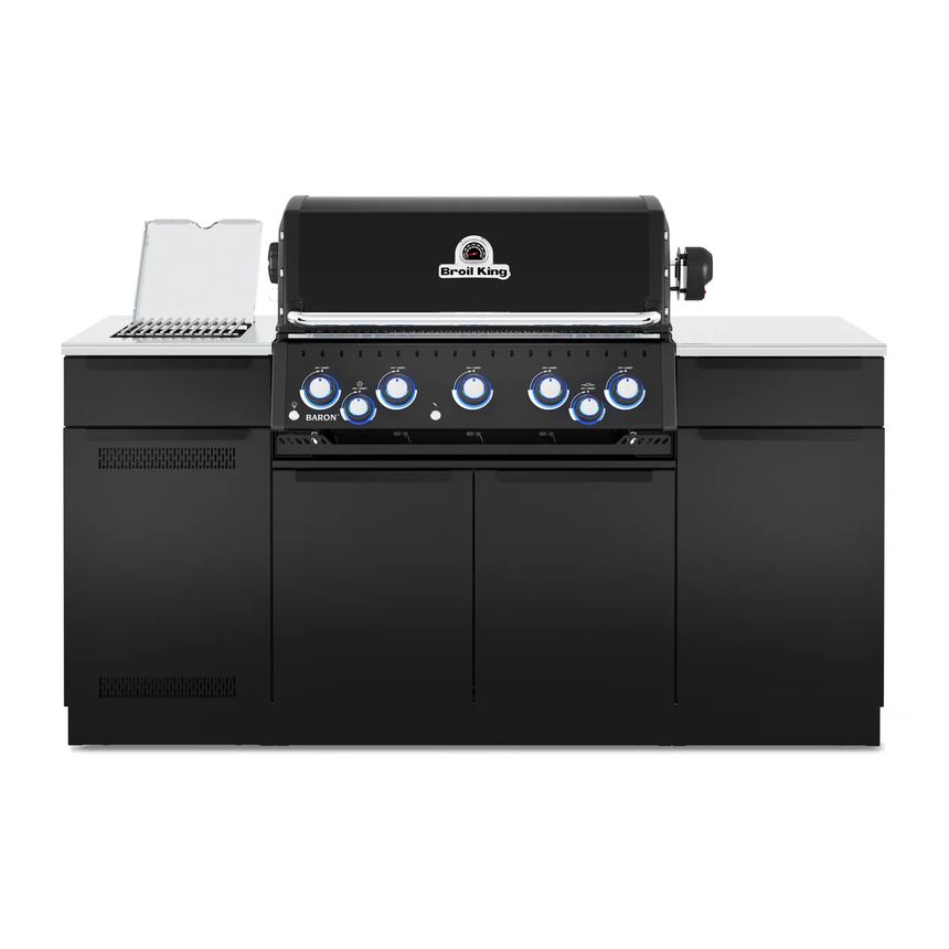 Barbacoa de gas encastrable Broil King Baron 590 IR Shadow
