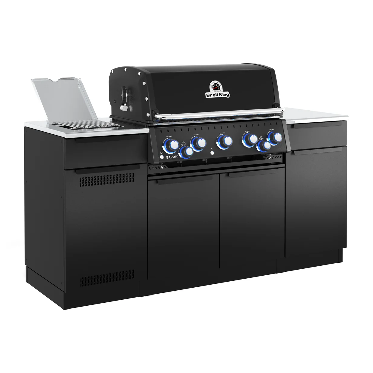 Barbacoa de gas encastrable Broil King Baron 590 IR Shadow