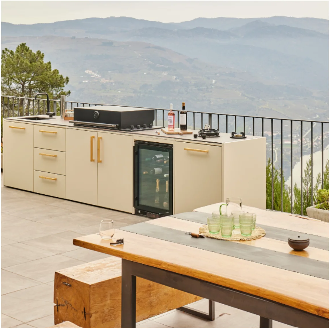 Barbacoa de gas encastrable Brabura Box-Q
