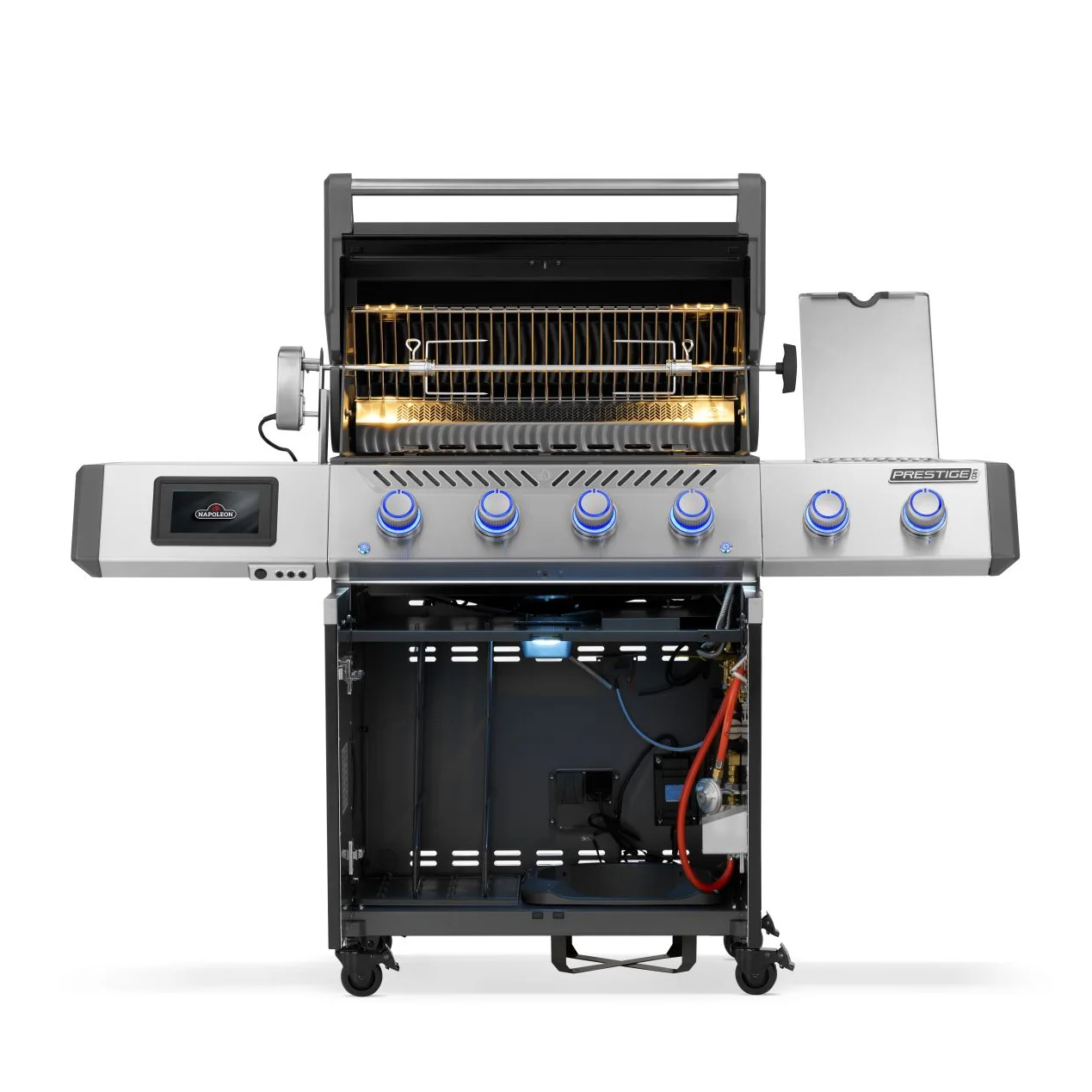 Churrasqueira a Gás Napoleon Prestige PRO 500V Smart-Connected Preta
