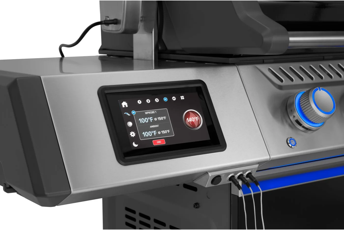 Churrasqueira a Gás Napoleon Prestige PRO 500V Smart-Connected Preta