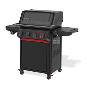 Barbacoa de gas Weber Spirit EPX-435R Stealth + Asador giratorio + Parrilla Inox