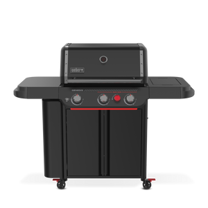 Barbacoa de gas Weber Genesis E-330WR + Asador giratorio + Parilla Inox