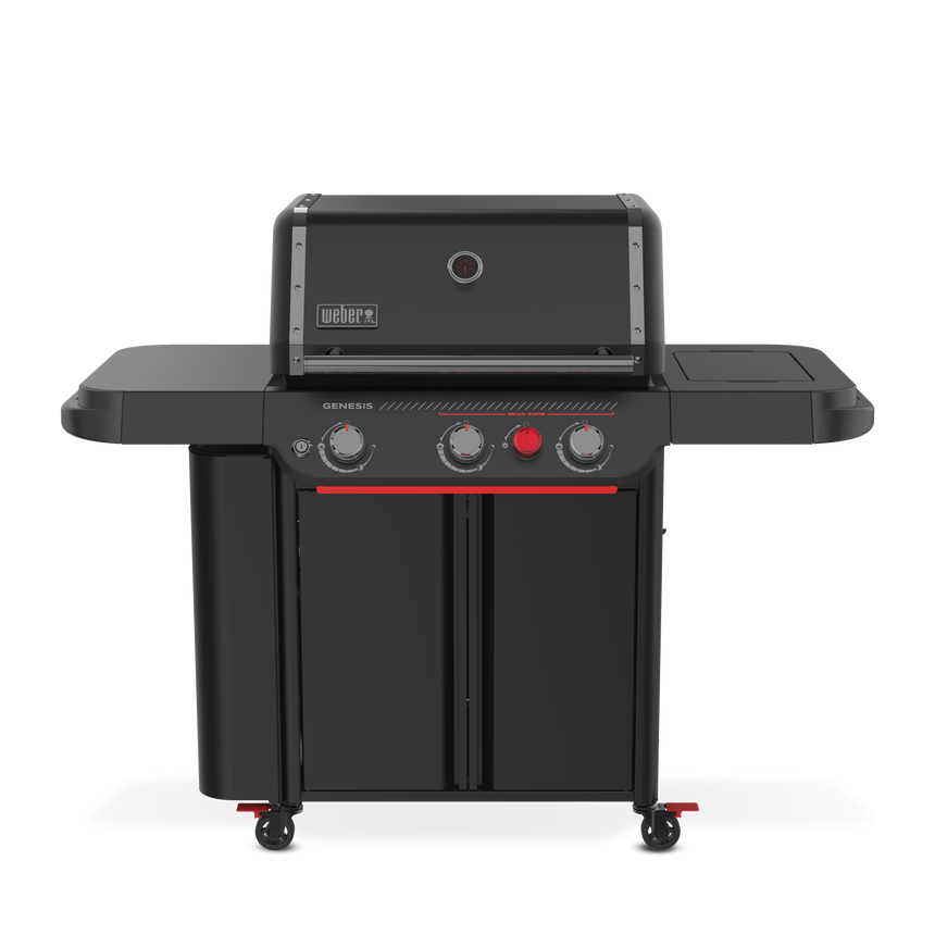Barbacoa de gas Weber Genesis E-330WR + Asador giratorio + Parilla Inox
