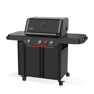 Barbacoa de gas Weber Genesis E-330WR + Asador giratorio + Parilla Inox