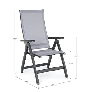 Sillón reclinable Cruise, antracita