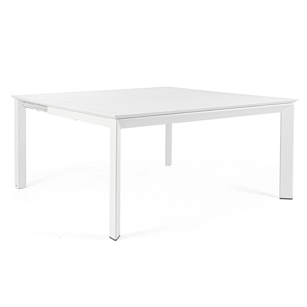 Mesa extensível Konnor 100-160x160, branco