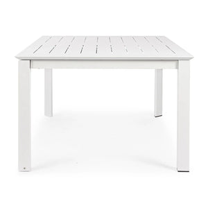 Mesa extensible Konnor 100-160x160, blanco