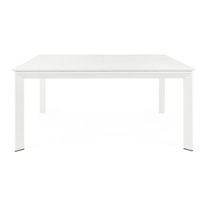 Mesa extensible Konnor 100-160x160, blanco