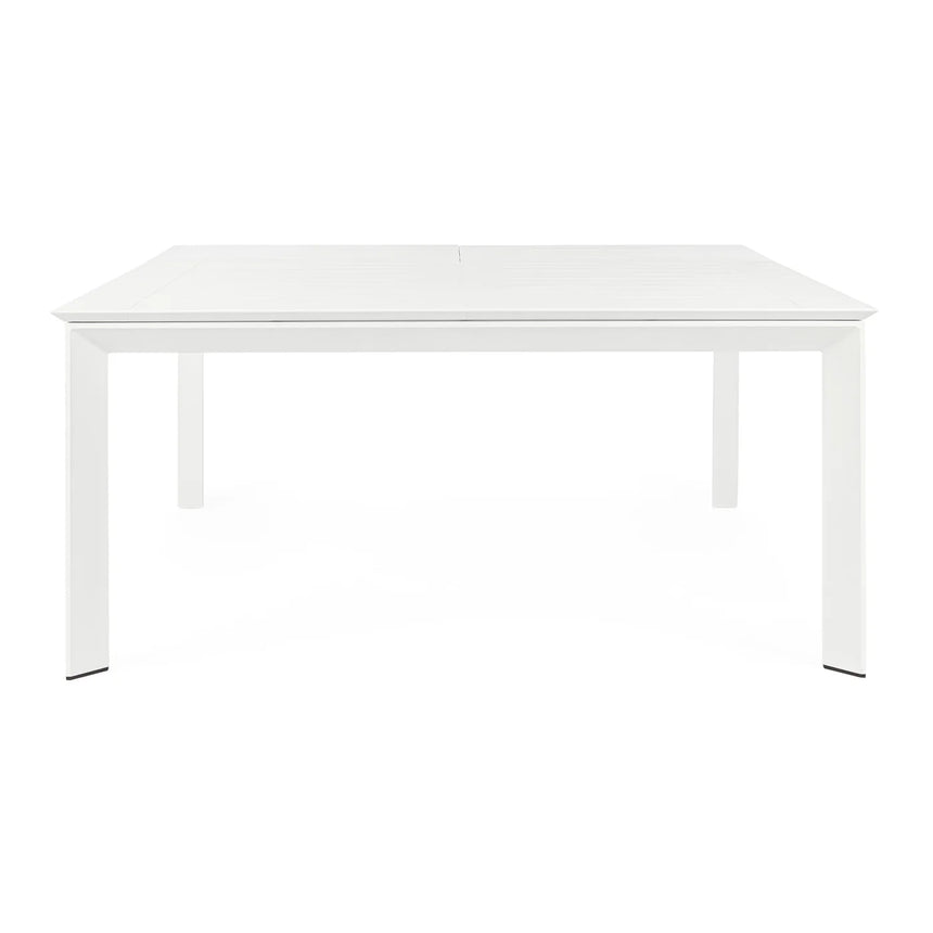 Mesa extensible Konnor 100-160x160, blanco