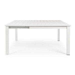 Mesa extensible Konnor 100-160x160, blanco