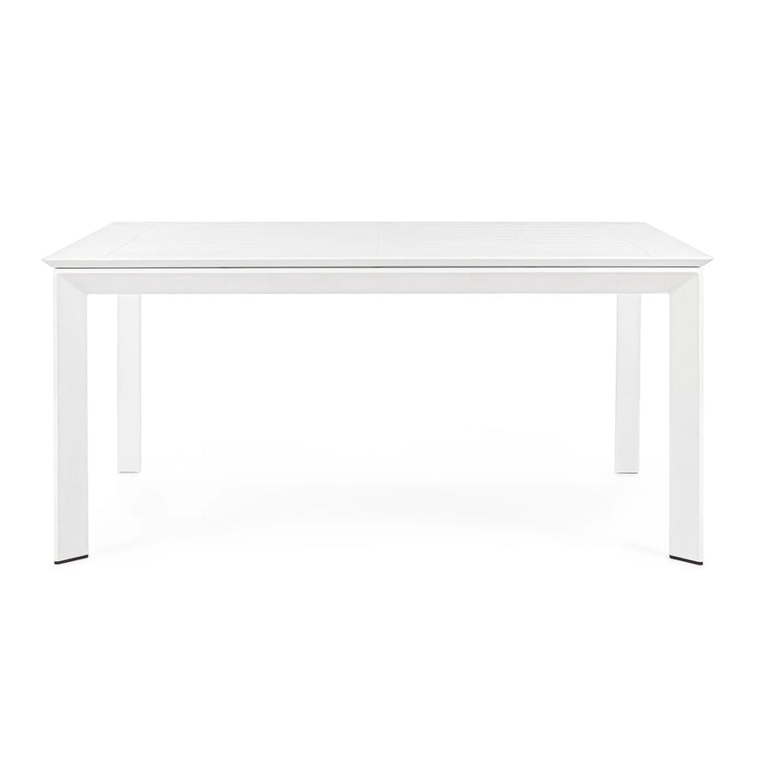 Mesa extensible Konnor 100-160x160, blanco