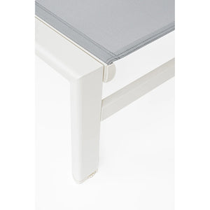 Tumbona Skipper New con ruedas, blanco