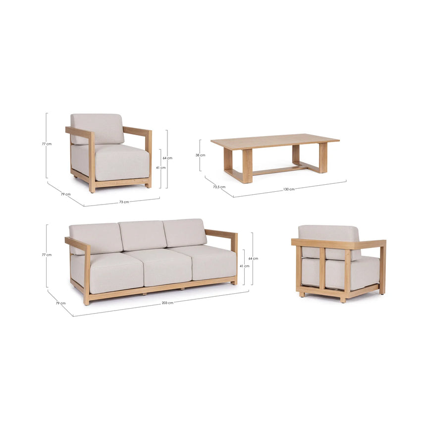 SET4 CONJUNTO C-COJ TESEUS NATURAL