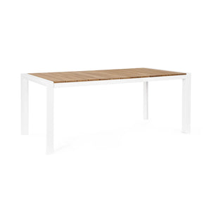 Mesa de exterior Cameron 180X90, branco