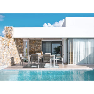 Mesa de exterior Cameron 180X90, branco
