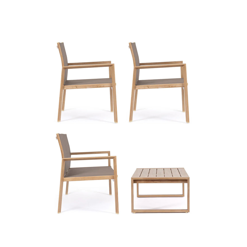 CONJUNTO KALLEN NATURAL SET4
