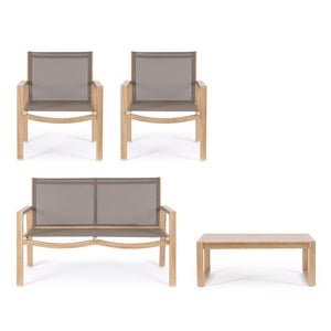 CONJUNTO KALLEN NATURAL SET4