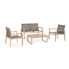 CONJUNTO KALLEN NATURAL SET4