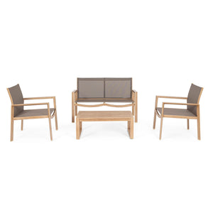 CONJUNTO KALLEN NATURAL SET4