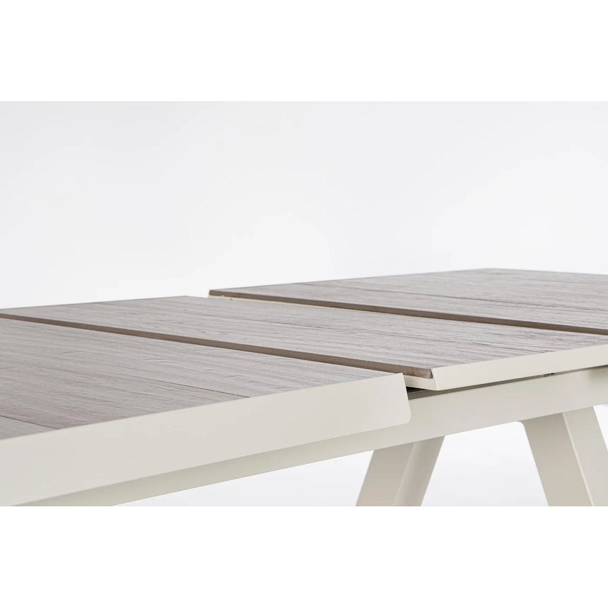 Mesa extensible Krion 163-203x93, pelican