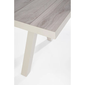 Mesa extensible Krion 163-203x93, pelican