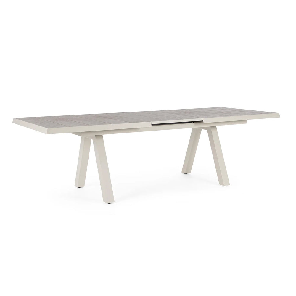 Mesa extensível Krion 205-265x103cm, pelican