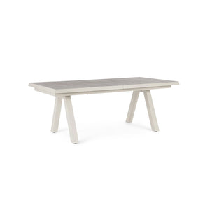 Mesa extensible Krion 205-265x103cm, pelican