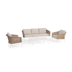 Conjunto Oceana sofá + 2 sillones + mesa, vapor
