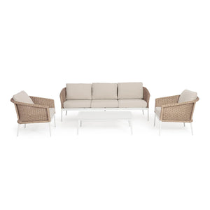 Conjunto Oceana sofá + 2 sillones + mesa, vapor