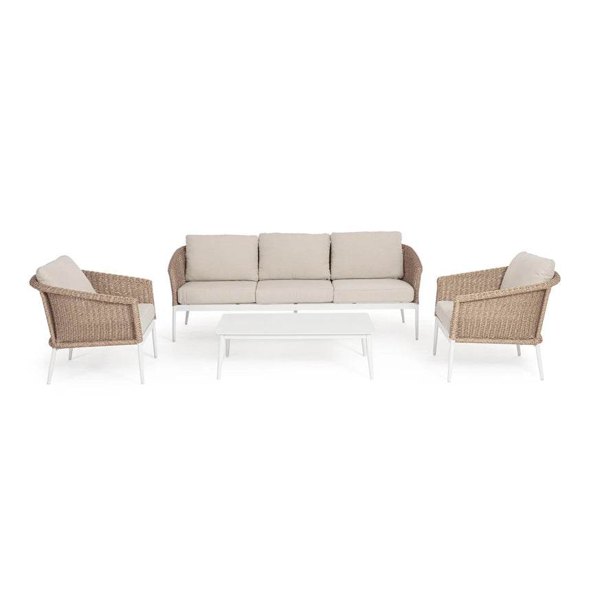 Conjunto Oceana sofá + 2 sillones + mesa, vapor