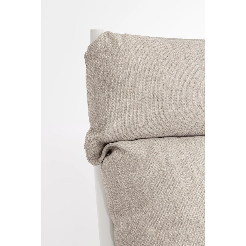 Conjunto Ibisco sofá + 2 poltronas + mesa, branco