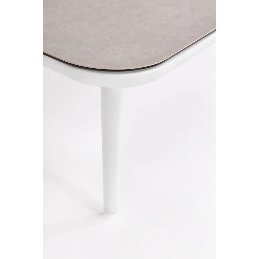Conjunto Ibisco sofá + 2 poltronas + mesa, branco