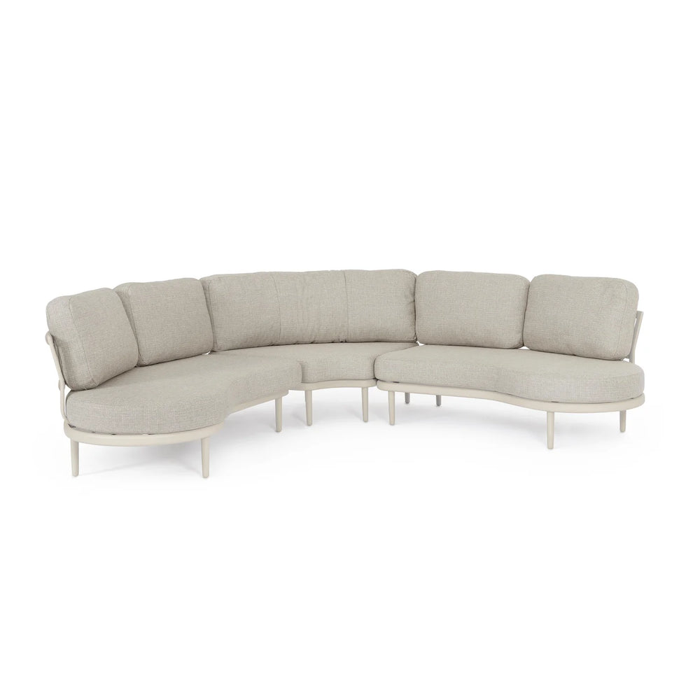 Conjunto sofá exterior Helios, pelican (sem mesas)