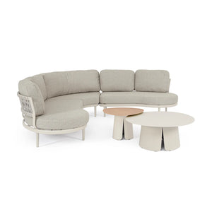 Conjunto sofá exterior Helios, pelican (sin mesas)