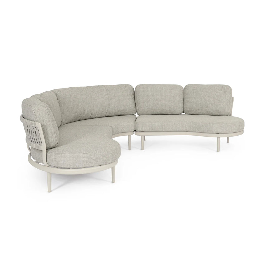 Conjunto sofá exterior Helios, pelican (sin mesas)