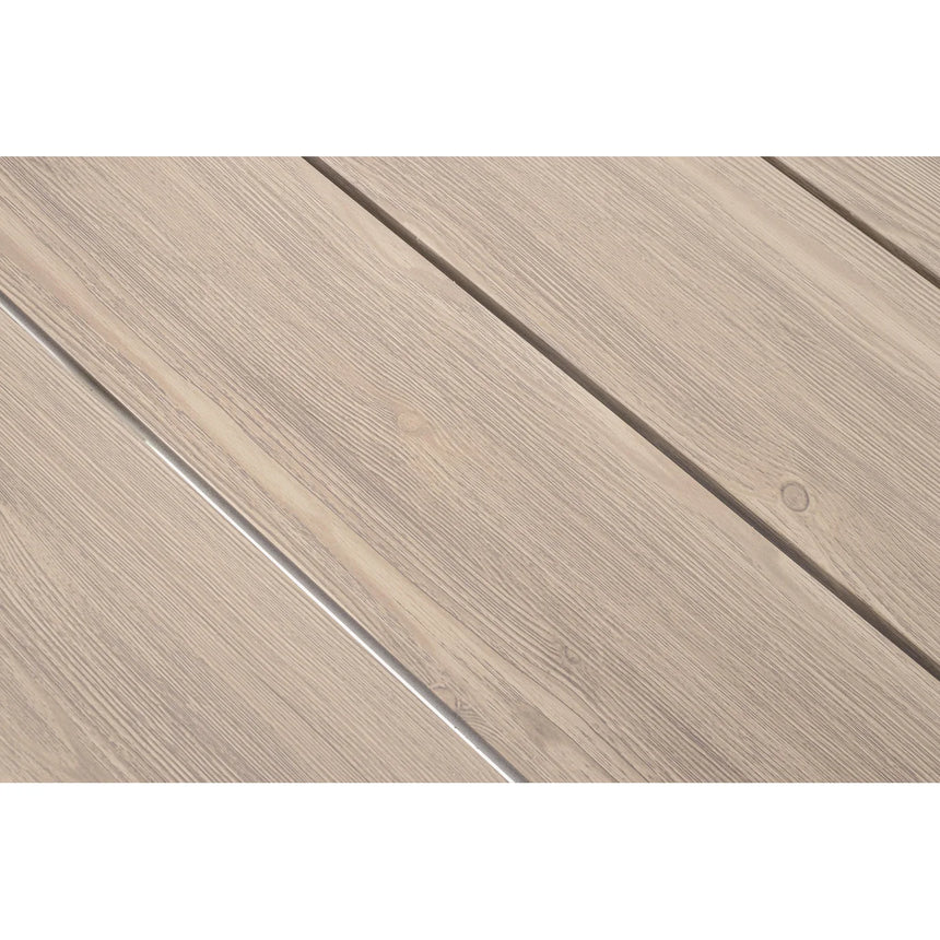 Mesa Zelmar oval 218x115cm a vapor/madeira