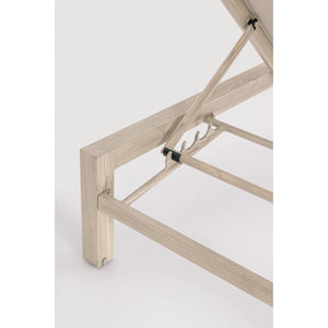 Cadeira de praia Skipper New com rodas, timber