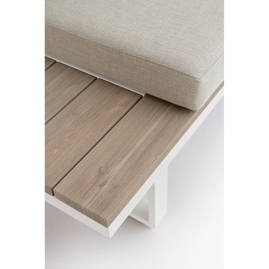 Conjunto de sofá de canto com almofadas Zelmar vapor