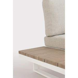 Conjunto de sofá de canto com almofadas Zelmar vapor