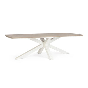 Mesa Zelmar 260x118cm vapor/madeira