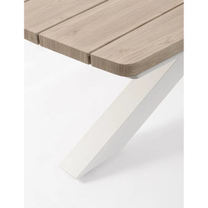 Mesa Zelmar 260x118cm vapor/madeira
