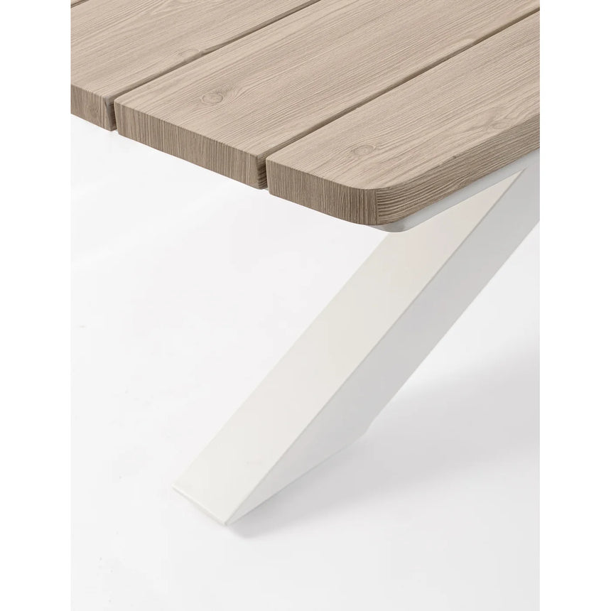 Mesa Zelmar 260x118cm vapor/madeira