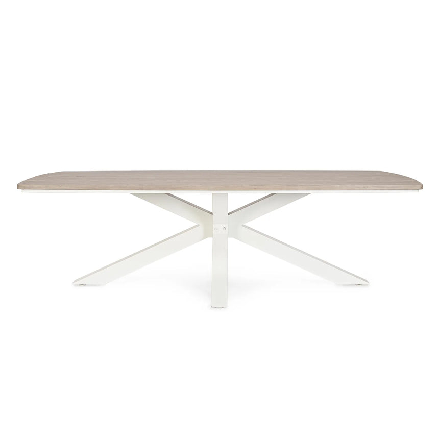 Mesa Zelmar 260x118cm vapor/madeira