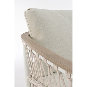 Sillón con cojines Fenix, vapor