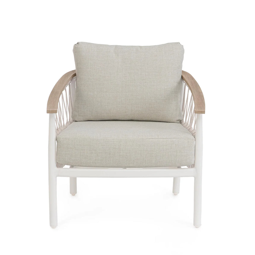 Sillón con cojines Fenix, vapor